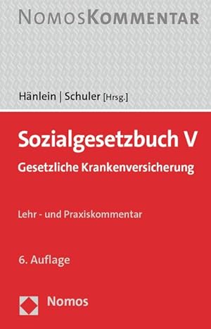 Bild des Verkufers fr Sozialgesetzbuch V : Gesetzliche Krankenversicherung zum Verkauf von AHA-BUCH GmbH