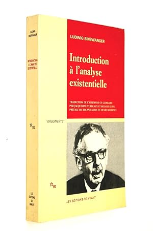 Bild des Verkufers fr Introduction  l'analyse existentielle / Ludwig Binswanger ; trad. et glossaire par Jacqueline Verdeaux et Roland Kuhn ; prf. de Roland Kuhn et Henri Maldiney zum Verkauf von Librairie Douin