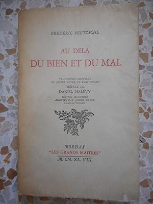 Seller image for Au dela du bien et du mal for sale by Frederic Delbos