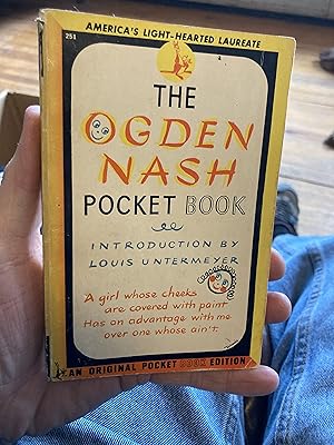 Seller image for the ogden nash pocket book for sale by A.C. Daniel's Collectable Books