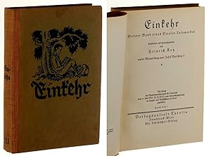 Immagine del venditore per Einkehr. Dritter Band eines Tiroler Lesewerkes. Bearb. und hrsg. von Heinrich Kotz venduto da Antiquariat Lehmann-Dronke