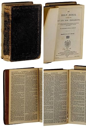 Bild des Verkufers fr The Holy Bible containing the Old and New Testament. Translated out of the original tongues, and with the former translated diligently compared and revised, by his Majesty's special command; appointed to be read in churches. zum Verkauf von Antiquariat Lehmann-Dronke