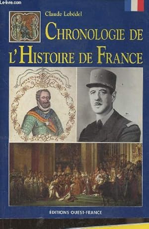 Bild des Verkufers fr Chronologie de l'Histoire de France zum Verkauf von Le-Livre