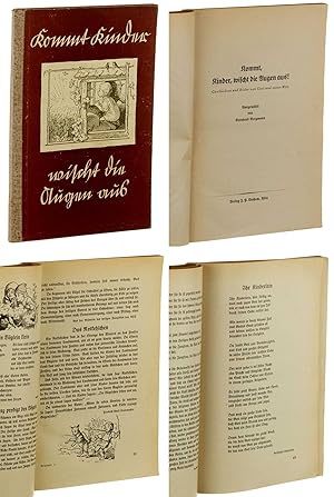 Seller image for Kommt, Kinder, wischt die Augen aus! Geschichten und Bilder von Gott und seiner Welt. Ausgew. v. Bernhard Bergmann. for sale by Antiquariat Lehmann-Dronke