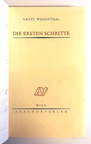 Seller image for Die ersten Schritte. (Aus dem Leben einer Tnzerin). for sale by erlesenes  Antiquariat & Buchhandlung