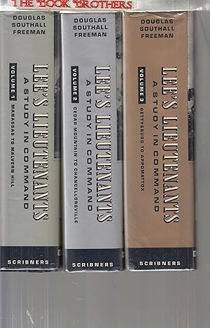 Seller image for Lee's Lieutenants: A Study in Command, Vol. 1 (Also Volumes 2 & 3) for sale by THE BOOK BROTHERS