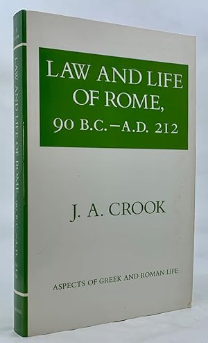 Seller image for Law And Life Of Rome 90 B.C.--A.D. 212 for sale by Zach the Ripper Books