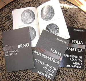 Folia Numismatica 1986 - 1988/1989. - 5 Jahrgänge in 4 Heften. Supplementum ad acta musei Moravia...