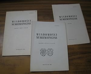 Wiadomosci numizmatyczne, dwa numery z lat 1982 i 1988: 1) Rok XXVI, zeszyt 1-2 (99-100) / 1988, ...