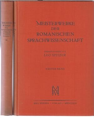 Meisterwerke der romanischen Sprachwissenschaft. Komplett in 2 Bänden. - Lautlehre, Wortforschung...