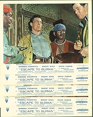 Escape to Burma (5 movie stills in color)