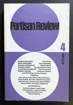 Bild des Verkufers fr Partisan Review, Volume 43, Number 4 (XLIII; #4 1976) zum Verkauf von Philip Smith, Bookseller