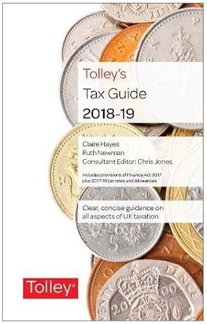 Imagen del vendedor de Tolley's Tax Guide 2018-19 a la venta por WeBuyBooks
