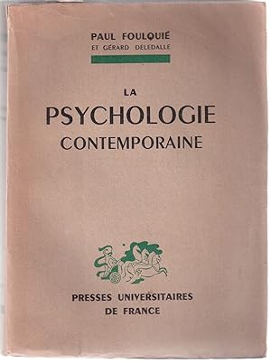 Bild des Verkufers fr La psychologie contemporaine zum Verkauf von LibrairieLaLettre2