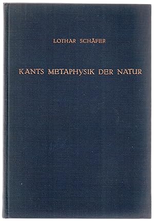 Seller image for Kants metaphysik der natur for sale by LibrairieLaLettre2