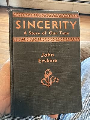 Seller image for sincerity a story of our time for sale by A.C. Daniel's Collectable Books