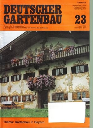 Deutscher Gartenbau 37.Jahrgang 1983 Hefte 1 bis 51/52