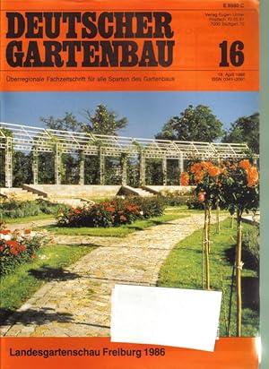 Deutscher Gartenbau 40.Jahrgang 1986 Hefte 1 bis 51/52