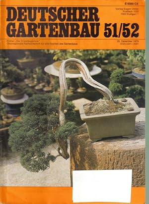 Deutscher Gartenbau 33.Jahrgang 1979 Hefte 1-30 und 32-51/52