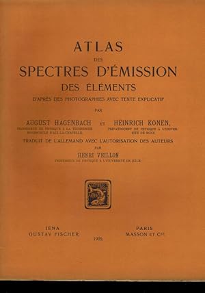 Atlas des Spectres D'Emission des Elements