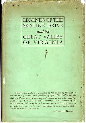 Image du vendeur pour Legends of the Skyline Drive and the Great Valley of Virginia mis en vente par Dorley House Books, Inc.