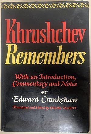 Image du vendeur pour Khrushchev Remembers mis en vente par Chaparral Books