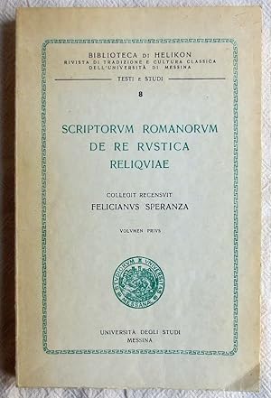 Scriptorvm Romanorvm de re rvstica reliqviae