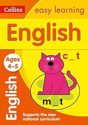 Immagine del venditore per English Ages 3-5: Prepare for school with easy home learning (Collins Easy Learning Preschool) venduto da WeBuyBooks