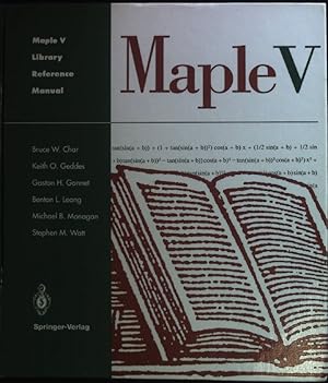 Bild des Verkufers fr Maple V; Library reference manual. zum Verkauf von books4less (Versandantiquariat Petra Gros GmbH & Co. KG)