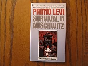 Primo Levi Two (2) Paperback Book Lot, including: Survival in Auschwitz (original title: If This ...