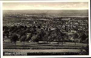 Bild des Verkufers fr Ansichtskarte / Postkarte Haltingen Weil am Rhein, mit Dreilndereck (Deutschland, Frankreich, Schweiz), Panorama zum Verkauf von akpool GmbH