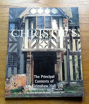 The Principal Contents of Grimshaw Hall (Christie's HSE-8689).