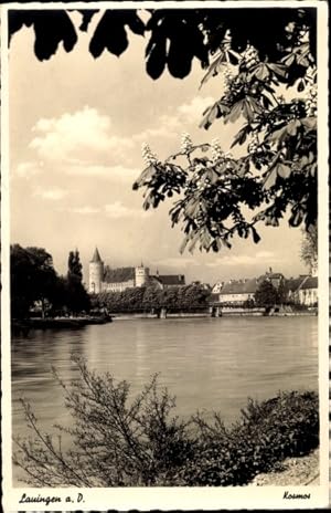 Bild des Verkufers fr Ansichtskarte / Postkarte Lauingen an der Donau Schwbische Alb, Blick ber Donau zum Verkauf von akpool GmbH