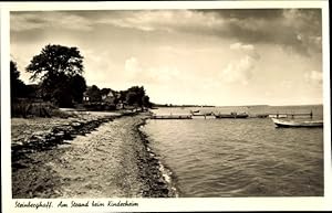 Bild des Verkufers fr Ansichtskarte / Postkarte Steinberghaff Steinberg in Angeln Schleswig Holstein, Am Strand beim Kinderheim zum Verkauf von akpool GmbH