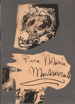 Imagen del vendedor de Litografias para Maria Montserrat. 5 litografias de Kees Salentijn. SIGNED a la venta por Antiquariaat Berger & De Vries