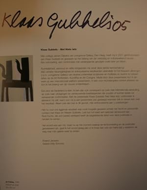 Imagen del vendedor de Klaas Gubbels: Met niets iets. (Signed.) a la venta por Antiquariaat Berger & De Vries