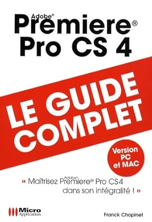 Seller image for Pemiere pro cs4 - Franck Chopinet for sale by Book Hmisphres