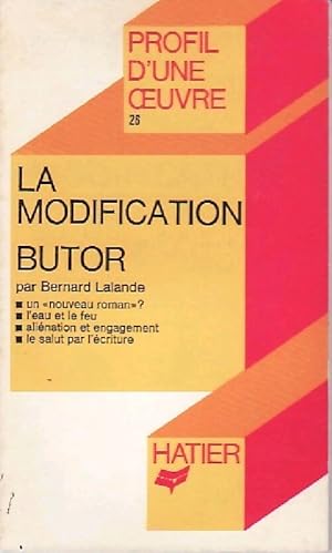 Immagine del venditore per La modification - Michel Butor venduto da Book Hmisphres