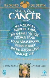 Seller image for Si vous ?tes Cancer - Jean-Pierre Pasquier for sale by Book Hmisphres