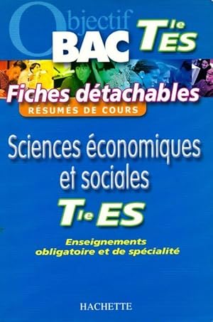 Sciences ?conomiques et sociales Terminale ES - Olivier Thierry