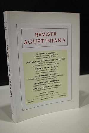 Revista Agustiniana. Vol XLIV. Mayo-Agosto 2003. Número 134.