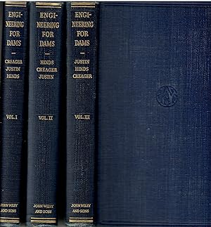 Engineering for Dams. 3 Volumes