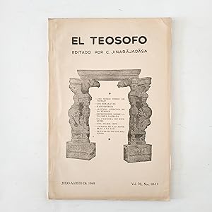 Imagen del vendedor de EL TESOFO. Julio-Agosto de 1949. Vol. 70; Nos. 10-11 a la venta por LIBRERIA CLIO