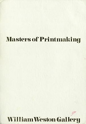 Seller image for Masters of Printmaking: sixteenth annual exhibition of selected fine prints by European and British Masters: catalogue no. 7, 1983 (year 16, issue no. 171) for sale by S+P Books and Prints