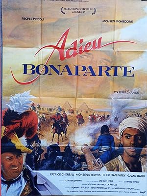 "ADIEU BONAPARTE" Affiche originale (Youssef CHAHINE / Michel PICCOLI) AL WIDA YA BOUNAPART / Réa...