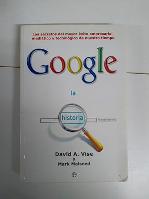 Seller image for Google la historia for sale by Libros Ambig