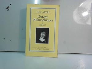 Bild des Verkufers fr OEuvres philosophiques: Tome 1 (1618-1637) zum Verkauf von JLG_livres anciens et modernes