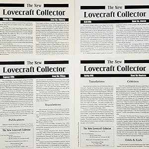 Bild des Verkufers fr The New Lovecraft Collector: Complete 1996 Editions, issues 13-16 [Winter, Spring, Summer, and Fall issues (thirteen-sixteen)] zum Verkauf von Memento Mori Fine and Rare Books