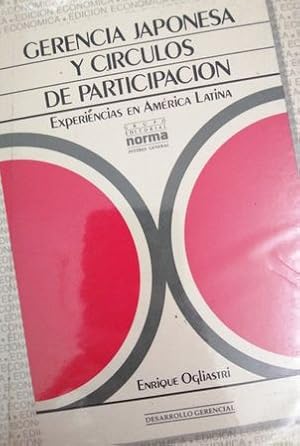 Seller image for Gerencia japonesa y c?rculos de participaci?n for sale by Green Libros