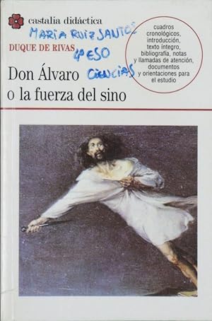 Imagen del vendedor de Don lvaro o la fuerza del sino a la venta por Librera Alonso Quijano